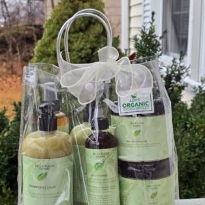 kit cadeau bella fleur naturel – soin complet anti chute & pousse